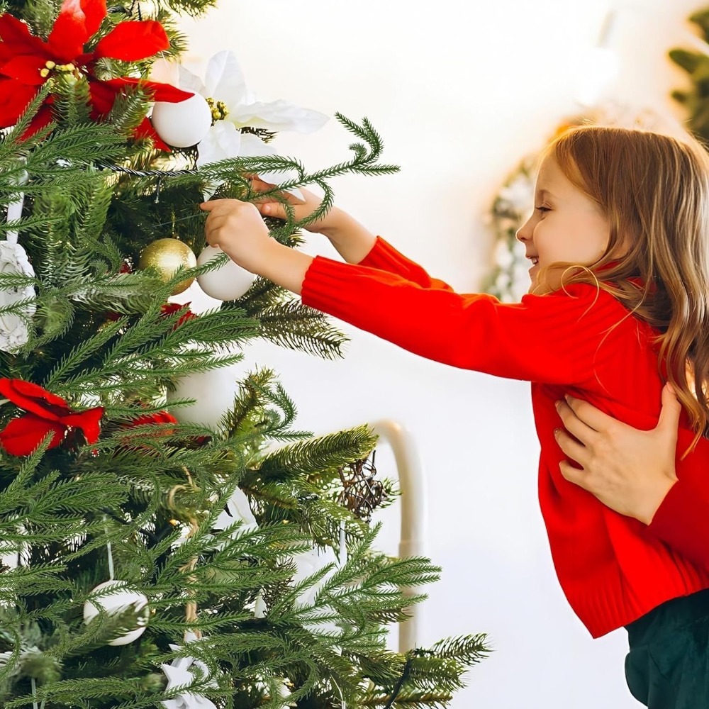 10 pçs natal artificial norfol - Christmas Wreath Fake avaliação e preço