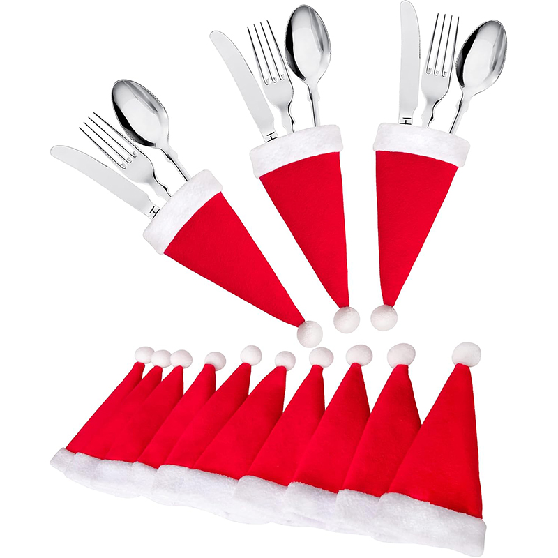 10/20/50 Peças Chapéu de Natal - Santa Hat Plush avaliação e preço