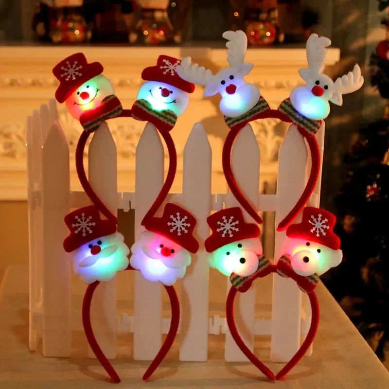 Tiara de Rena LED Brilhante co - Reindeer Antlers Headband avaliação e preço