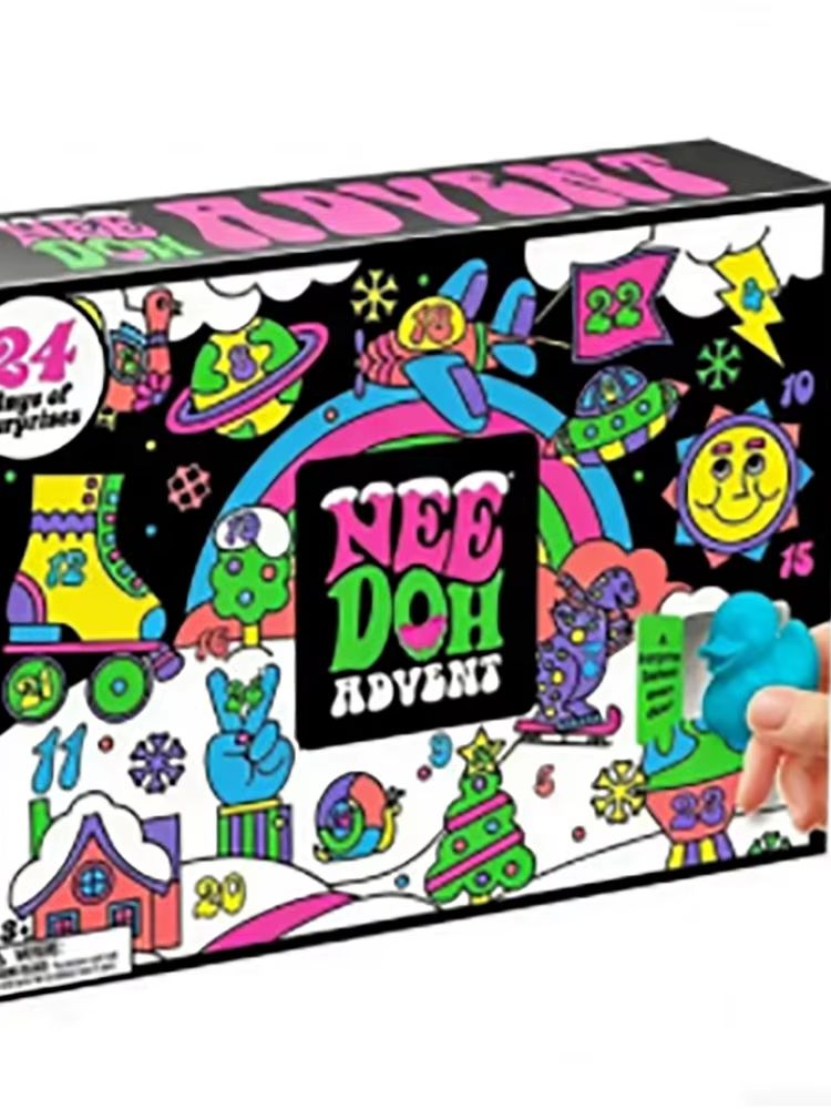 24 Peças Nee-Doh Squish Fidget - Advent Calendar Gift avaliação e preço