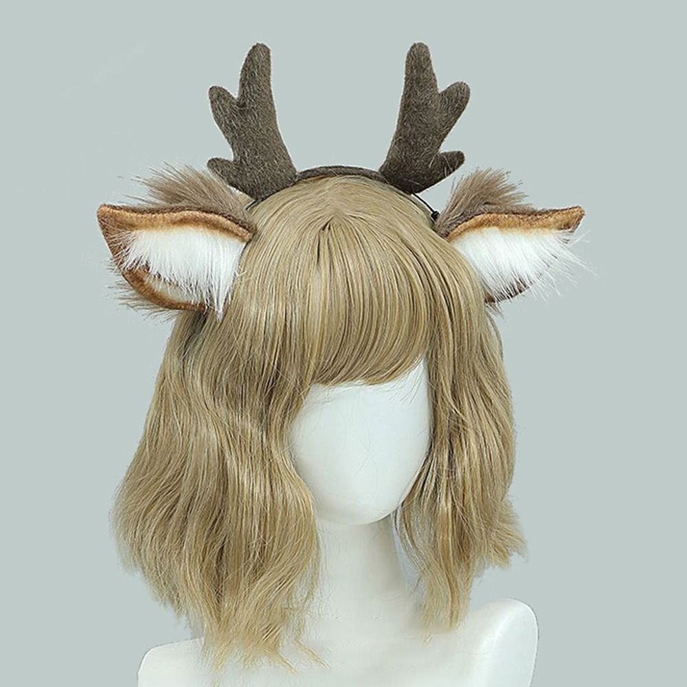 Unissex orelhas de veado rena  - Reindeer Antlers Headband avaliação e preço