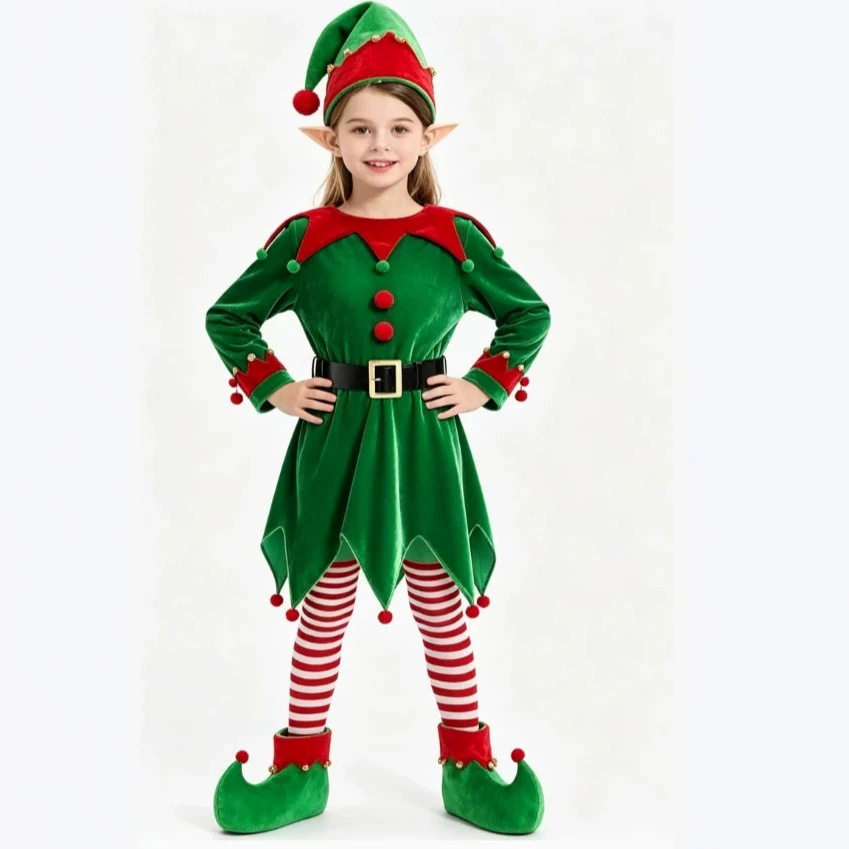 Fantasias de Natal para Menino - Elf Costume Christmas avaliação e preço