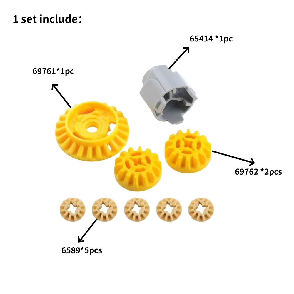 65414 69761 69762 6589 Kit Dif - Lego Set Technic avaliação e preço