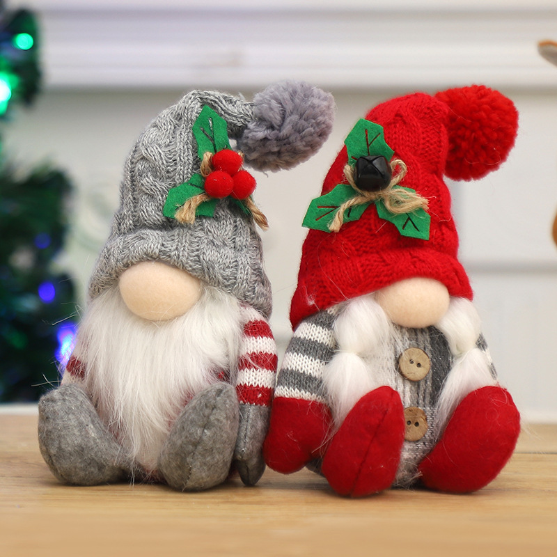 2 Peças de Bonecos de Gnomo Se - Santa Hat Plush avaliação e preço