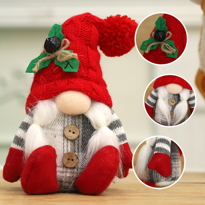 2 Peças de Bonecos de Gnomo Se - Santa Hat Plush avaliação e preço