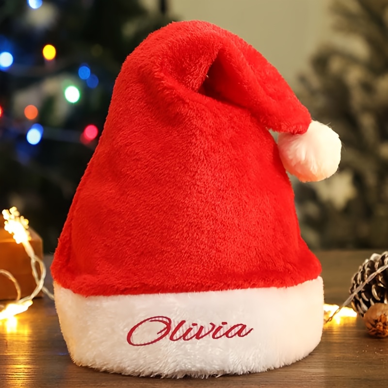 Chapéu de Papai Noel Personali - Santa Hat Plush avaliação e preço